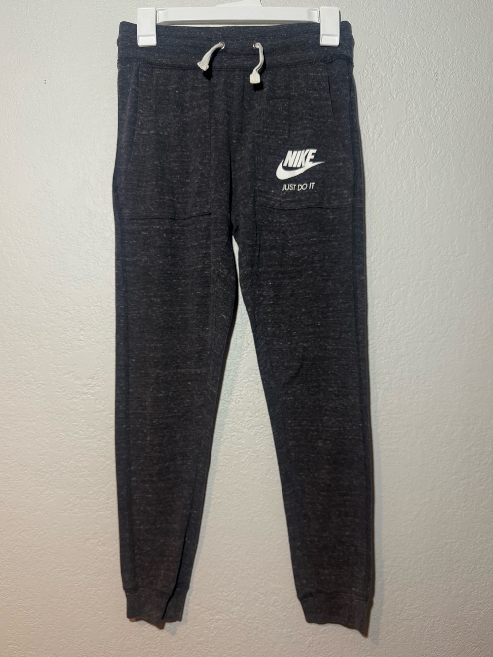 Nike- Dark Heather Gray/Grey, Lightweight, Joggers W/Drawstring Size XS